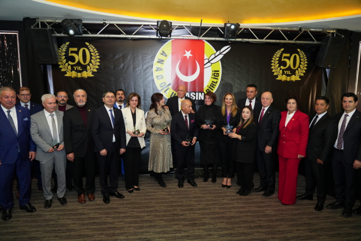 Anadolu Basın Birliği 50. yılını coşkuyla kutladı