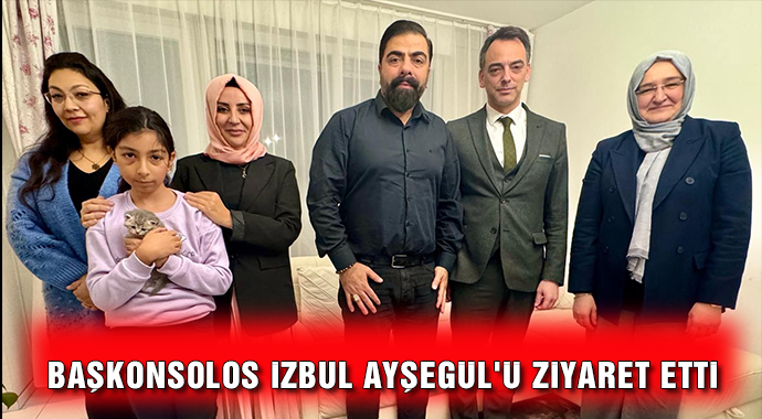 Darp edilen Ayşegül’e ziyaret