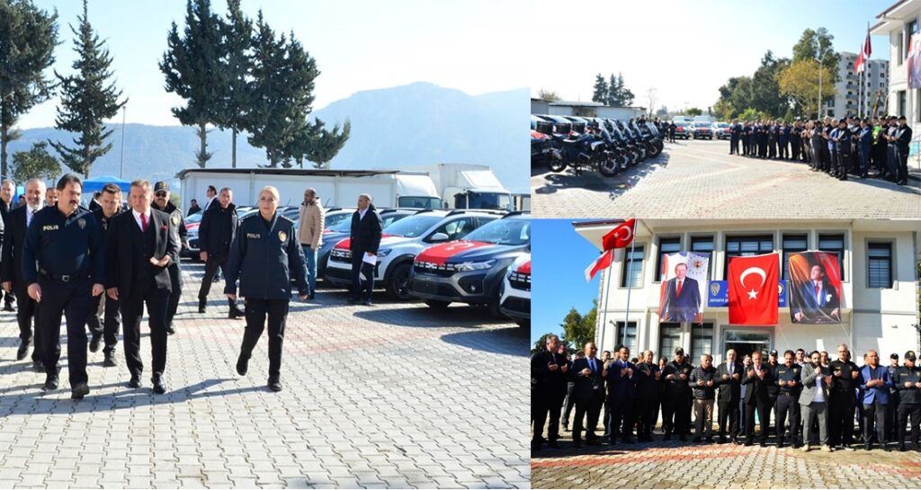 Hatay Büyükşehir Belediyesi’nden Emniyet teşkilatına araç desteği