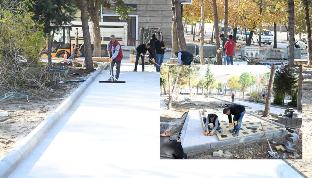 Isparta’da park ve yaşam alanı çalışmaları devam ediyor