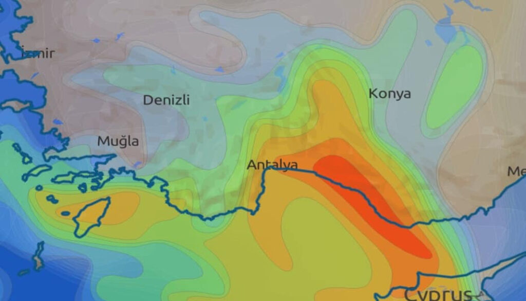 Batı Akdeniz yeni bir yağış dalgası altına giriyor