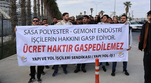 SASA işçileri hak arayışında