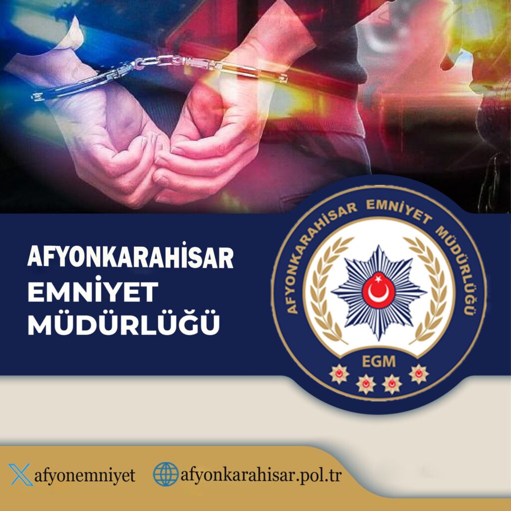 Afyon’da uyuşturucu operasyonu: 1 kişi tutuklandı – Birlik Haber Ajansı